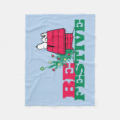 Couverture Polaire cacahuètes | Être festif (Devant)