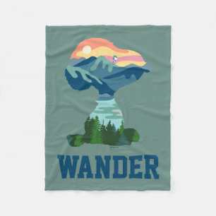 Couverture Polaire cacahuètes   Grand Portrait extérieur Snoopy