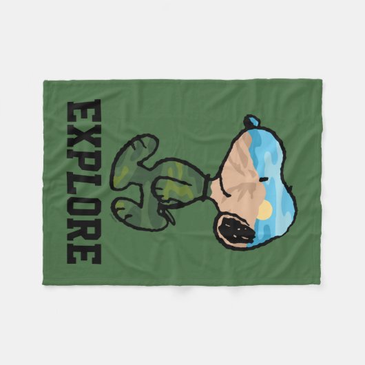 Couverture Polaire cacahuètes | Grande neige extérieure (Devant (Horizontal))