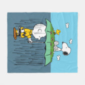 Couverture Polaire cacahuètes | Jour ensoleillé Jour de pluie Half &  (Devant (Horizontal))