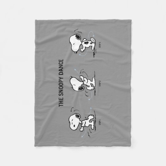 Couverture Polaire cacahuètes | La Danse Snoopy (Devant)