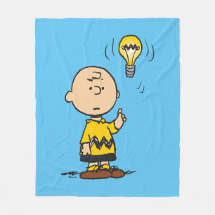 Couverture Polaire cacahuètes L'idée de l'ampoule de Charlie Brown