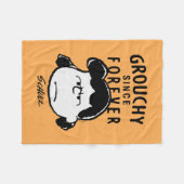 Couverture Polaire cacahuètes | Lucy depuis toujours (Devant (Horizontal))