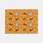 Couverture Polaire cacahuètes | Motif d'Halloween de l'équipage Éffra (Devant (Horizontal))