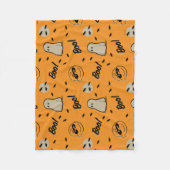 Couverture Polaire cacahuètes | Motif d'Halloween de l'équipage Éffra (Devant)