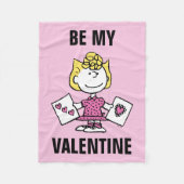 Couverture Polaire cacahuètes | Saint Valentin | Sally Valentines (Devant)