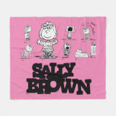 Couverture Polaire cacahuètes | Sally Brown (Devant (Horizontal))