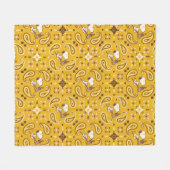 Couverture Polaire cacahuètes | Snoopy Bandana Cowboy (Devant (Horizontal))