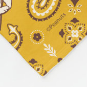 Couverture Polaire cacahuètes | Snoopy Bandana Cowboy (Coin)
