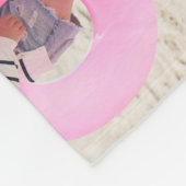 Couverture Polaire cacahuètes | Snoopy Beach | Ajouter Votre Nom Et P (Coin)