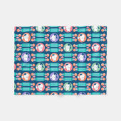 Couverture Polaire cacahuètes | Snoopy Dark Blue Deco Dreams Motif (Devant (Horizontal))
