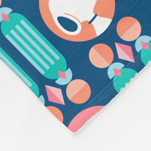 Couverture Polaire cacahuètes | Snoopy Dark Blue Deco Dreams Motif (Coin)