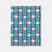 Couverture Polaire cacahuètes | Snoopy Dark Blue Deco Dreams Motif (Devant)