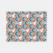 Couverture Polaire cacahuètes | Snoopy Deco Dreams Motif (Devant (Horizontal))