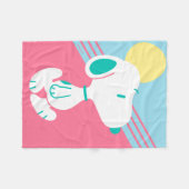 Couverture Polaire cacahuètes | Snoopy Deco Dreams Sun (Devant (Horizontal))