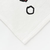Couverture Polaire cacahuètes | Snoopy Doghouse Snowflakes (Coin)