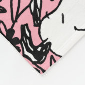 Couverture Polaire cacahuètes | Snoopy Flower Vine Motif (Coin)