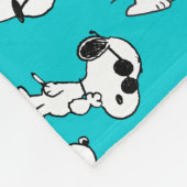 Couverture Polaire cacahuètes | Snoopy & Lunettes de soleil Motif (Coin)