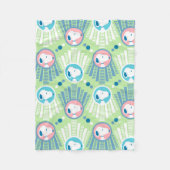 Couverture Polaire cacahuètes | Snoopy Mint Green Deco Dreams (Devant)