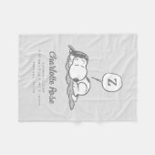 Couverture Polaire cacahuètes | Snoopy Nap Baby (Devant (Horizontal))