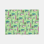 Couverture Polaire cacahuètes | Snoopy Ocean High Tide Motif (Devant (Horizontal))