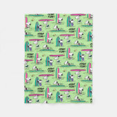 Couverture Polaire cacahuètes | Snoopy Ocean High Tide Motif (Devant)