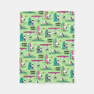 Couverture Polaire cacahuètes   Snoopy Ocean High Tide Motif