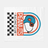 Couverture Polaire cacahuètes | Snoopy Racing Club (Devant (Horizontal))