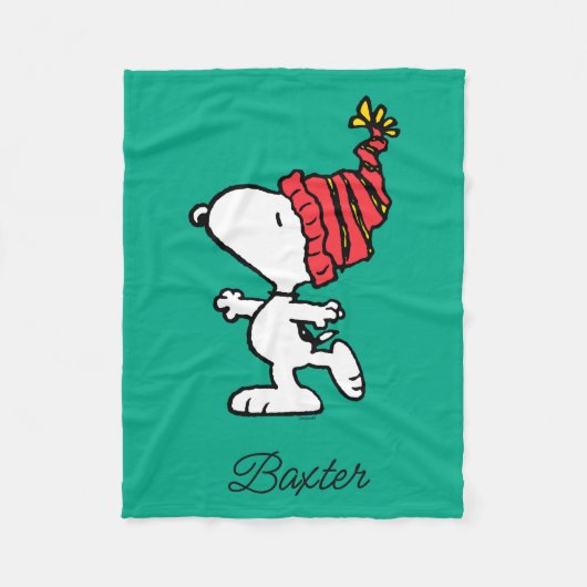 Couverture Polaire cacahuètes | Snoopy Winter Beanie Casquette (Devant)