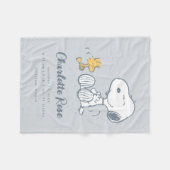 Couverture Polaire cacahuètes | Snoopy & Woodstock Baby (Devant (Horizontal))