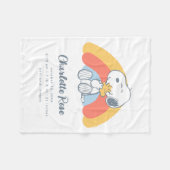 Couverture Polaire cacahuètes | Snoopy & Woodstock Rainbow Baby (Devant (Horizontal))