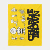 Couverture Polaire cacahuètes | Toujours Charlie Brown (Devant)