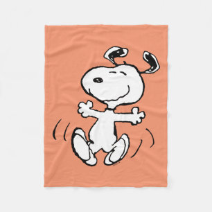 Couverture Polaire cacahuètes   Une Danse Heureuse Snoopy