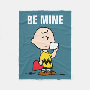 Couverture Polaire cacahuètes   Valentine's Day Charlie Brown
