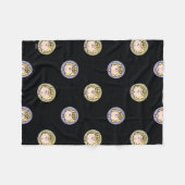 Couverture Polaire cacahuètes | Visages de Sally (Devant (Horizontal))