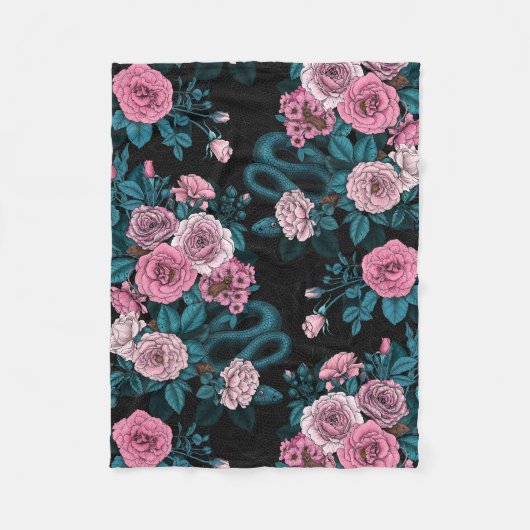 Couverture Polaire Caché en rose 2 (Devant)