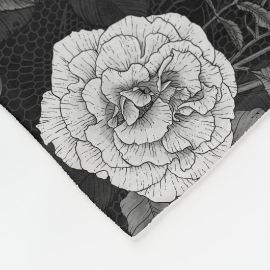 Couverture Polaire Caché en rose 3 (Coin)