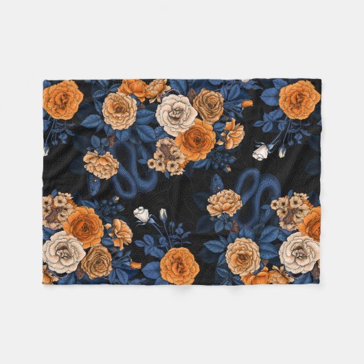 Couverture Polaire Caché en rose, orange et bleu (Devant (Horizontal))