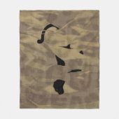 Couverture Polaire Caché Panthère Blanche (Devant)