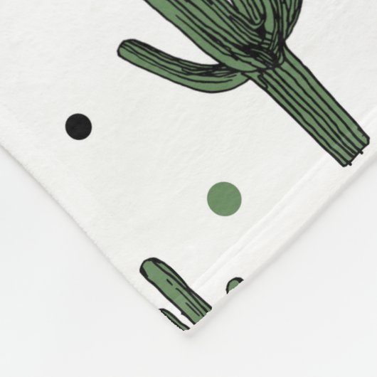 Couverture Polaire Cactus (Coin)