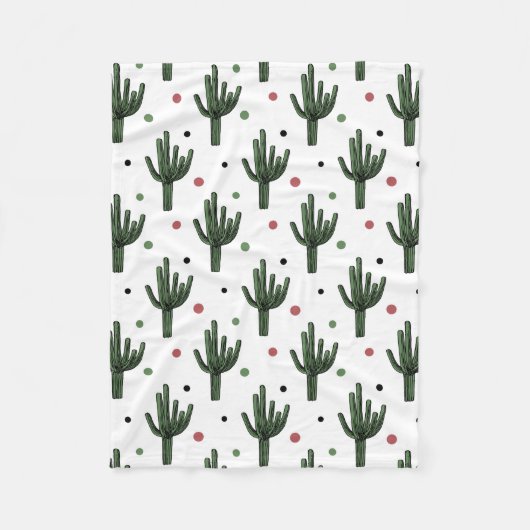 Couverture Polaire Cactus (Devant)