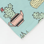 Couverture Polaire Cactus Couleur Cute À La Main Dessinée Motif (Coin)