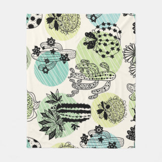 Couverture Polaire Cactus En Floraison : Charme Sans Mains