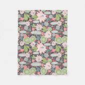 Couverture Polaire Cactus Succulent Plante Motif (Devant)
