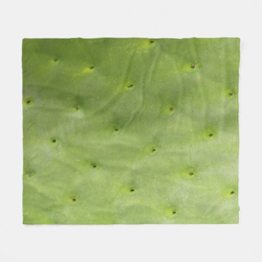 Couverture Polaire Cactus vert botanique tropical (Devant (Horizontal))
