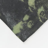 Couverture Polaire Cactus vert sur Arrière - plan jaune (Coin)