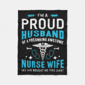 Couverture Polaire cadeau à l'infirmière (Devant)