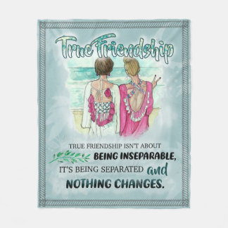 Couverture Polaire Cadeau à mon meilleur ami | Meilleur cadeau d'ami