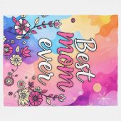 Couverture Polaire Cadeau Collection Floral tendance de luxe (Devant (Horizontal))