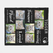 Couverture Polaire Cadeau commémoratif pour chat - Perte d'animal de  (Devant (Horizontal))